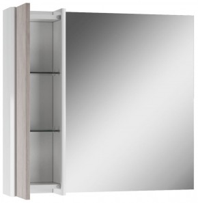 Шкаф-зеркало Uno 80 Дуб серый левый/правый Домино (DU1504HZ) в Ишиме - ishim.ok-mebel.com | фото 4