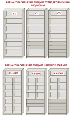 Спальня Серый камень 6 (серии «ГЕСТИЯ») Серый камень/Дуб Небраска натуральный в Ишиме - ishim.ok-mebel.com | фото 8