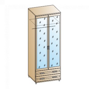 Спальня Мелисса композиция 5 (Гикори Джексон светлый) в Ишиме - ishim.ok-mebel.com | фото 6