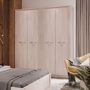 Спальня Монако (модульная) ясень белый/F12 в Ишиме - ishim.ok-mebel.com | фото 35