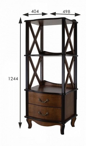 Стеллаж комбинированный Джульетта Л в Ишиме - ishim.ok-mebel.com | фото 4