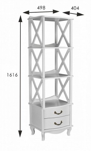 Стеллаж комбинированный Джульетта Л в Ишиме - ishim.ok-mebel.com | фото 4