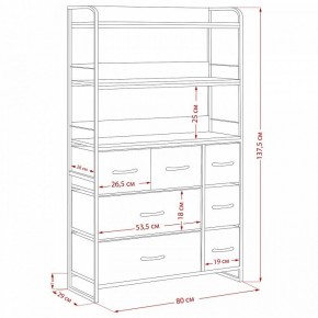 Стеллаж комбинированный Ноа в Ишиме - ishim.ok-mebel.com | фото 11