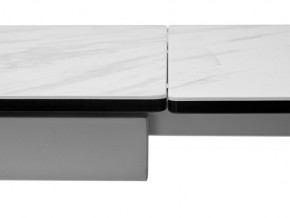 Стол BELLUNO 160 MARBLES KL-99 Белый мрамор матовый, итальянская керамика/ белый каркас, ®DISAUR в Ишиме - ishim.ok-mebel.com | фото 9