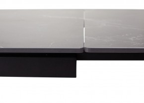 Стол FORIO 160 MATT BLACK MARBLE SOLID CERAMIC / BLACK, ®DISAUR в Ишиме - ishim.ok-mebel.com | фото 2