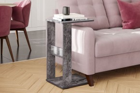 Стол журнальный НМ 011.68 Х "Flint" (Цемент темный) в Ишиме - ishim.ok-mebel.com | фото 2