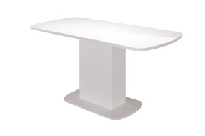 Стол обеденный Соренто 2 раздвижной (Белый) в Ишиме - ishim.ok-mebel.com | фото 1