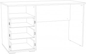 Стол письменный НМ 041.40 "Банни" (Бисквит) в Ишиме - ishim.ok-mebel.com | фото 5