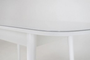 Стол раскладной со стеклом (опоры массив цилиндрический) "Хоста" в Ишиме - ishim.ok-mebel.com | фото 6