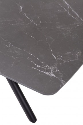 Стол RIVOLI 140 MATT BLACK MARBLE SOLID CERAMIC / BLACK, ®DISAUR в Ишиме - ishim.ok-mebel.com | фото 10