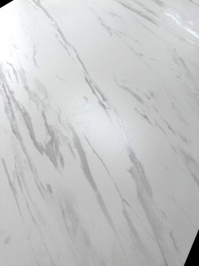 Стол VASTO 180 MARBLES KL-99 Белый мрамор матовый, итальянская керамика/ черный каркас, ®DISAUR в Ишиме - ishim.ok-mebel.com | фото 3