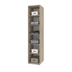 СТОУН С13 Шкаф-пенал (дуб серый/белый) в Ишиме - ishim.ok-mebel.com | фото 3