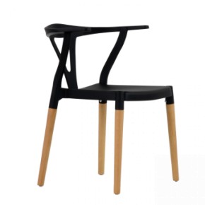 Стул Barneo N-218 Wishbone интерьерный кухонный черный в Ишиме - ishim.ok-mebel.com | фото