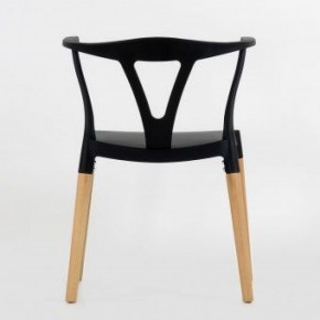 Стул Barneo N-218 Wishbone интерьерный кухонный черный в Ишиме - ishim.ok-mebel.com | фото 2