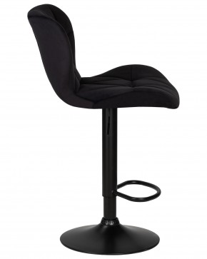 Стул барный DOBRIN BARNY BLACK, черный велюр (MJ9-101) в Ишиме - ishim.ok-mebel.com | фото 3