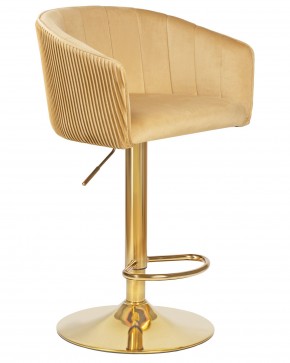 Стул барный DOBRIN DARCY GOLD, песочный велюр (1922-3) в Ишиме - ishim.ok-mebel.com | фото 2