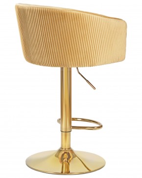Стул барный DOBRIN DARCY GOLD, песочный велюр (1922-3) в Ишиме - ishim.ok-mebel.com | фото 4