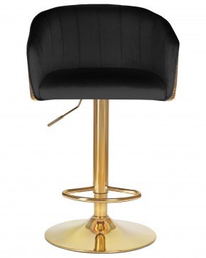 Стул барный DOBRIN DARCY GOLD SHINY, черный велюр с золотыми пайетками в Ишиме - ishim.ok-mebel.com | фото 6