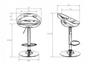 Стул барный DOBRIN DISCO LM-1010 (белый) в Ишиме - ishim.ok-mebel.com | фото 2