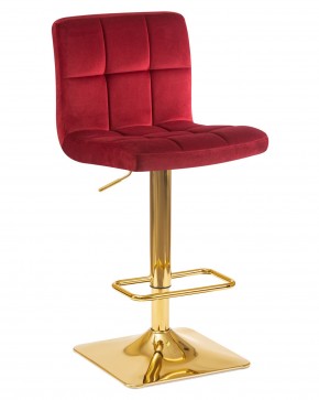 Стул барный DOBRIN GOLDIE, бордовый велюр (MJ9-43) в Ишиме - ishim.ok-mebel.com | фото
