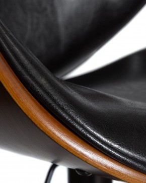 Стул барный DOBRIN JACK BLACK, цвет черный глянец PU ABD 002 в Ишиме - ishim.ok-mebel.com | фото 9