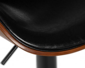 Стул барный DOBRIN KARTER BLACK, коричневый орех дерево (BWW), черный PU в Ишиме - ishim.ok-mebel.com | фото 8