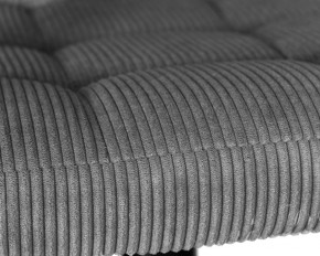 Стул барный DOBRIN KRUGER ARM BLACK, серый вельвет (LAR-E2041-25) в Ишиме - ishim.ok-mebel.com | фото 8