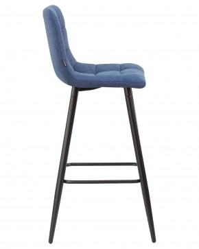 Стул барный DOBRIN NICOLE, черные матовые ножки, синяя ткань (UF860-14B) в Ишиме - ishim.ok-mebel.com | фото 3