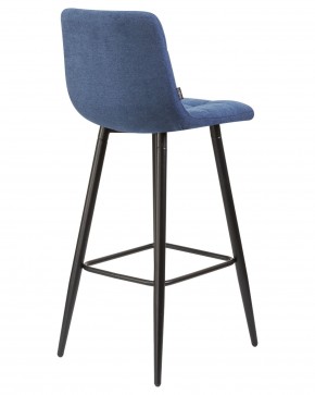 Стул барный DOBRIN NICOLE, черные матовые ножки, синяя ткань (UF860-14B) в Ишиме - ishim.ok-mebel.com | фото 4