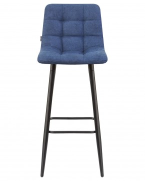 Стул барный DOBRIN NICOLE, черные матовые ножки, синяя ткань (UF860-14B) в Ишиме - ishim.ok-mebel.com | фото 6