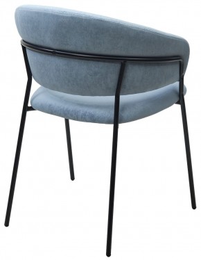Стул ГЕММА, цвет RAIN 13 blue, велюр / черный каркас М-City в Ишиме - ishim.ok-mebel.com | фото 9