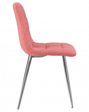 Стул обеденный DOBRIN ALEX, хром ножки, розовая ткань (UF860-05B) в Ишиме - ishim.ok-mebel.com | фото 3