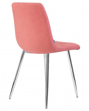 Стул обеденный DOBRIN ALEX, хром ножки, розовая ткань (UF860-05B) в Ишиме - ishim.ok-mebel.com | фото 4