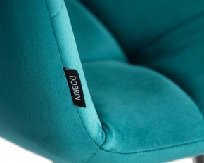 Стул обеденный DOBRIN CHILLY, Морской волны Holland 56, основание черное в Ишиме - ishim.ok-mebel.com | фото 9