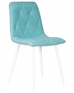 Стул обеденный DOBRIN CHILLY ROMBO, Тиффани Simple 51, основание белый в Ишиме - ishim.ok-mebel.com | фото