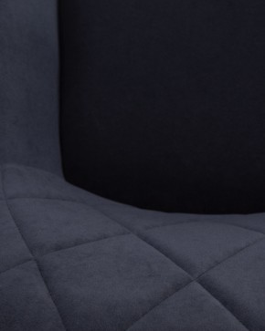 Стул обеденный DOBRIN ROBY, ЭМАЛЬ ЧЕРНЫЙ МУАР велюр Catania Dark Blue в Ишиме - ishim.ok-mebel.com | фото 11