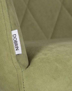 Стул обеденный DOBRIN ROBY, ЭМАЛЬ ЧЕРНЫЙ МУАР велюр Catania Forest в Ишиме - ishim.ok-mebel.com | фото 9