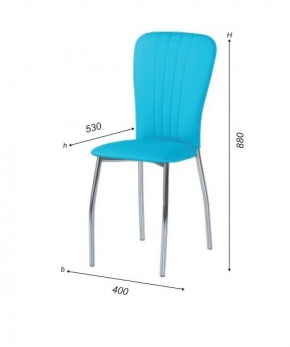 Стул Сиена А1.14-03 (Стандарт) хром/кожзам (4 шт.) в Ишиме - ishim.ok-mebel.com | фото 2