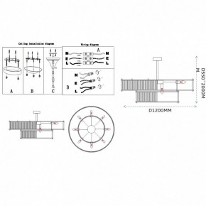 Светильник на штанге Imperiumloft RH Marais Round Chandelier 40,2668 в Ишиме - ishim.ok-mebel.com | фото 11