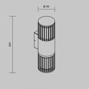 Светильник на штанге Maytoni Alura O492WL-02GF в Ишиме - ishim.ok-mebel.com | фото 5