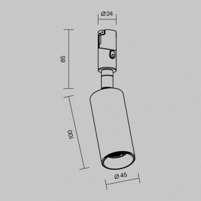 Светильник на штанге Maytoni Focus Led TR201-1-10W3K-M-B в Ишиме - ishim.ok-mebel.com | фото 7