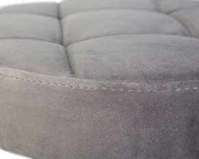 Табурет барный DOBRIN BRUNO BLACK, серый велюр (MJ9-75) в Ишиме - ishim.ok-mebel.com | фото 4