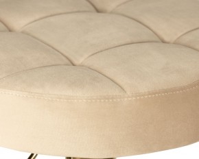 Табурет барный DOBRIN BRUNO GOLD, бежевый велюр (MJ9-10) в Ишиме - ishim.ok-mebel.com | фото
