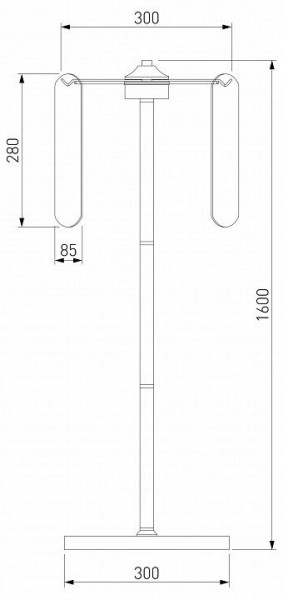 Торшер Eurosvet Claire 01171/3 золото в Ишиме - ishim.ok-mebel.com | фото 3
