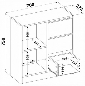 Тумба комбинированная Т-1 в Ишиме - ishim.ok-mebel.com | фото 4