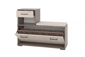 Тумба под обувь ЛИРА (Бодега темный/светлый) в Ишиме - ishim.ok-mebel.com | фото 2