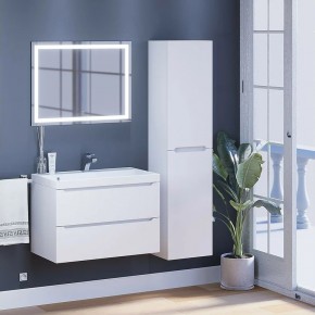 Тумба под раковину Uperwood Tanos 80 см, подвесная, белая матовая в Ишиме - ishim.ok-mebel.com | фото 11