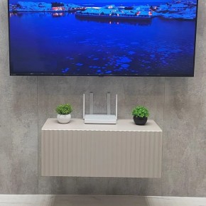 Тумба подвесная под ТВ LINES MTV1-MA 750 Бежевый (Леда-М 10.1.5) в Ишиме - ishim.ok-mebel.com | фото 5
