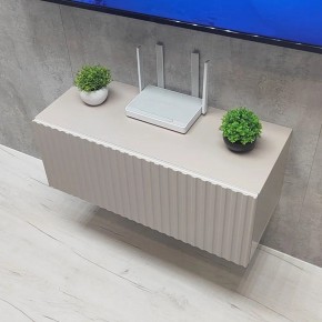Тумба подвесная под ТВ LINES MTV1-MA 750 Бежевый (Леда-М 10.1.5) в Ишиме - ishim.ok-mebel.com | фото 6