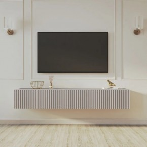 Тумба подвесная под ТВ LINES MTV3-MA 900 Бежевый (Леда-М 10.1.5) в Ишиме - ishim.ok-mebel.com | фото 12